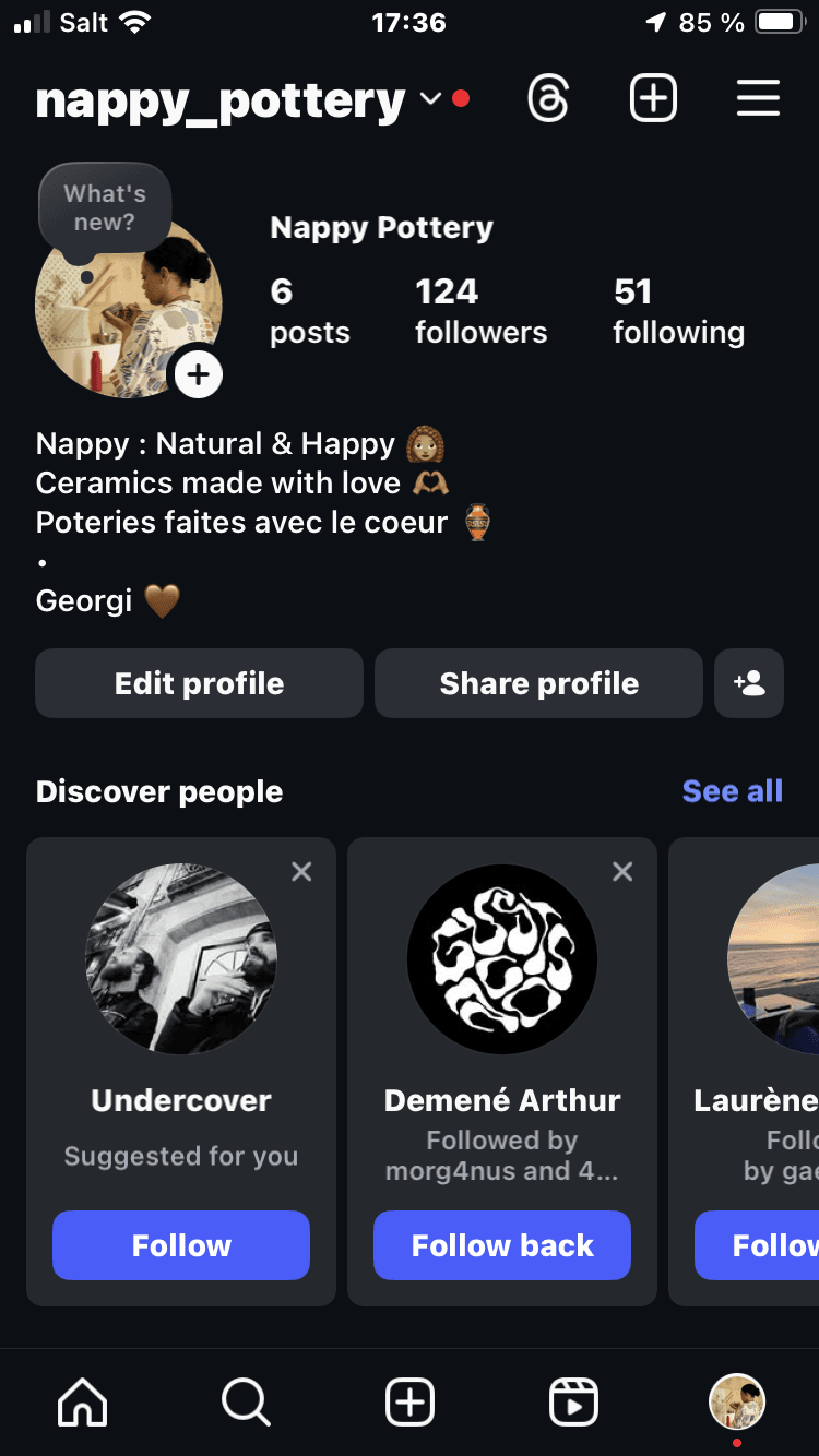 Pièces de céramique Nappy Pottery